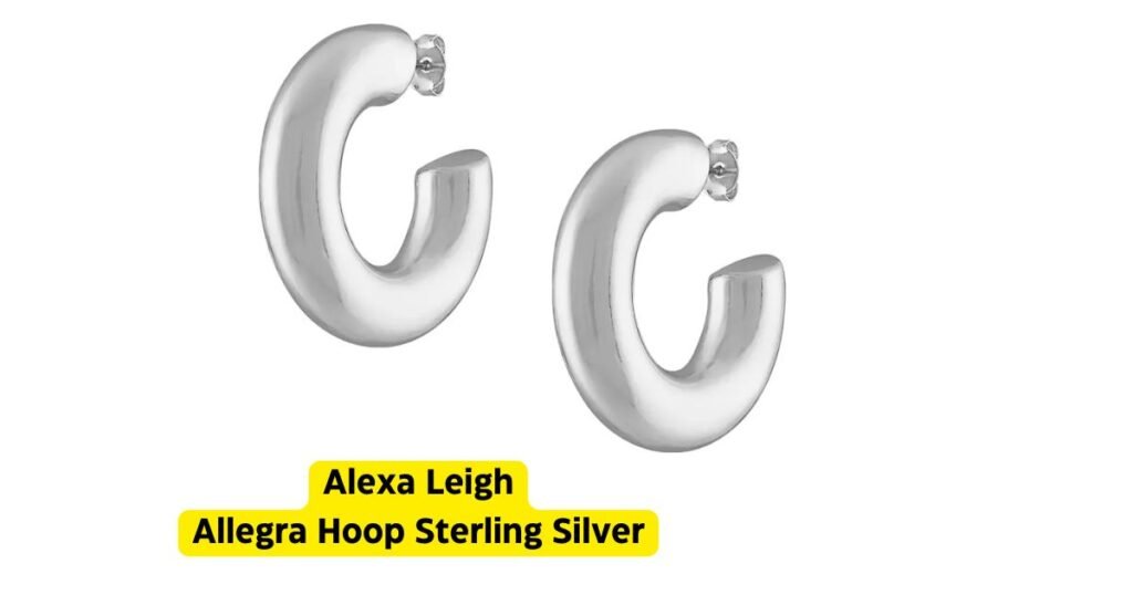 Allegra Hoop Sterling Silver Earrings