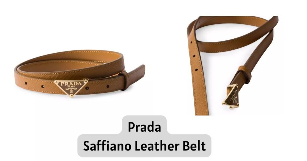 Prada Saffiano Leather Belt