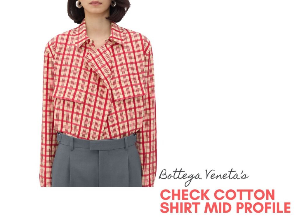 Bottega Veneta's Check Cotton Shirt Mid Profile