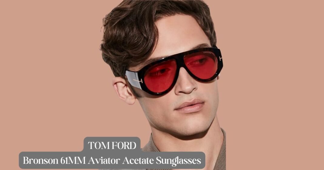 TOM FORD Bronson 61MM Aviator Acetate Sunglasses Review