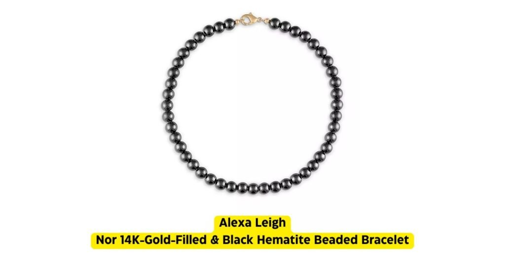 Nor 14K Gold-Filled & Black Hematite Beaded Bracelet