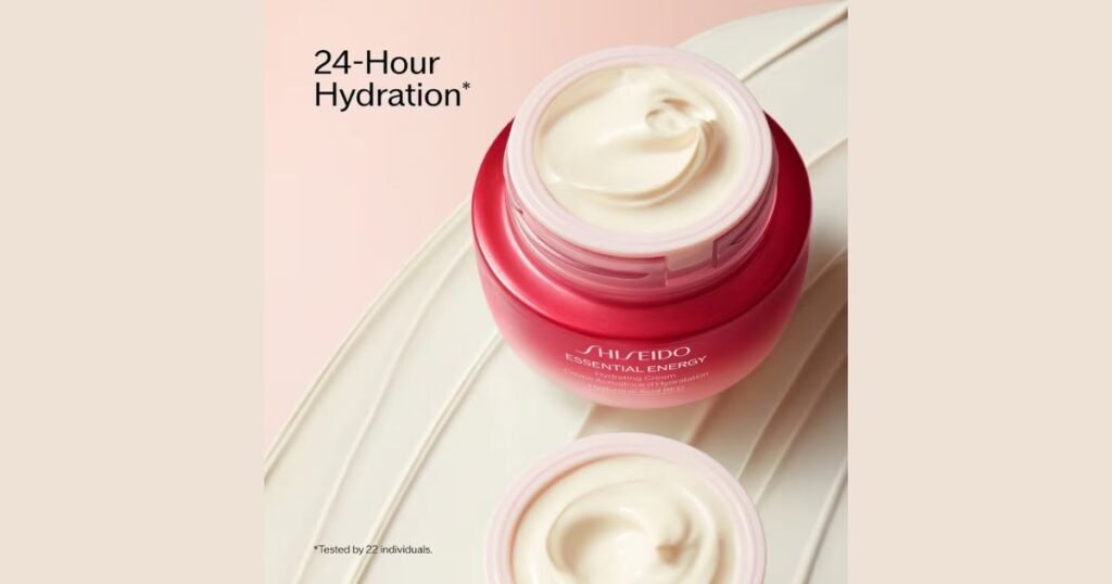 Shiseido Essential Energy Hydrating Cream Provides 24 hour hydration Image